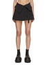 Main View - Click To Enlarge - HYEIN SEO - Foldover Waist Pleated Mini Skirt