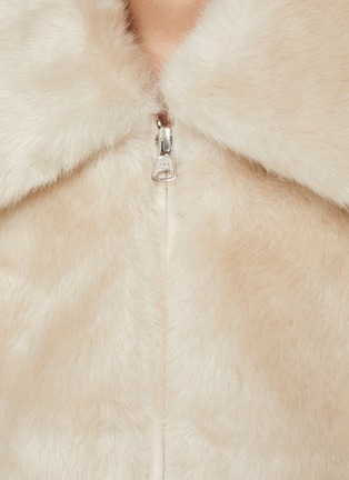  - DUNST - Faux Fur Zip Up Jacket