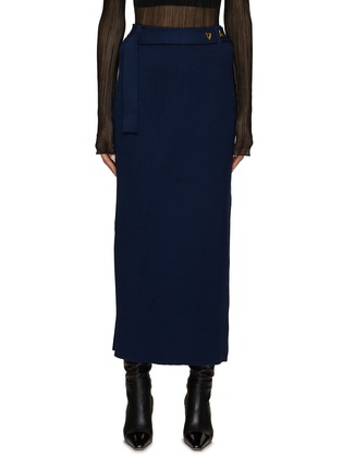Main View - Click To Enlarge - AERON - Forum Knit Long Skirt
