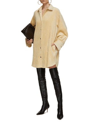 Figure View - Click To Enlarge - AERON - Pilay Corduroy Mini Dress