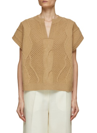 Main View - Click To Enlarge - AERON - Noam Sleeveless Sweater
