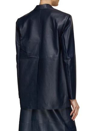 Back View - Click To Enlarge - AERON - Mercedes Leather Blazer