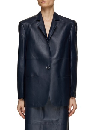 Main View - Click To Enlarge - AERON - Mercedes Leather Blazer