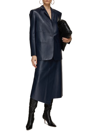 Figure View - Click To Enlarge - AERON - Mercedes Leather Blazer