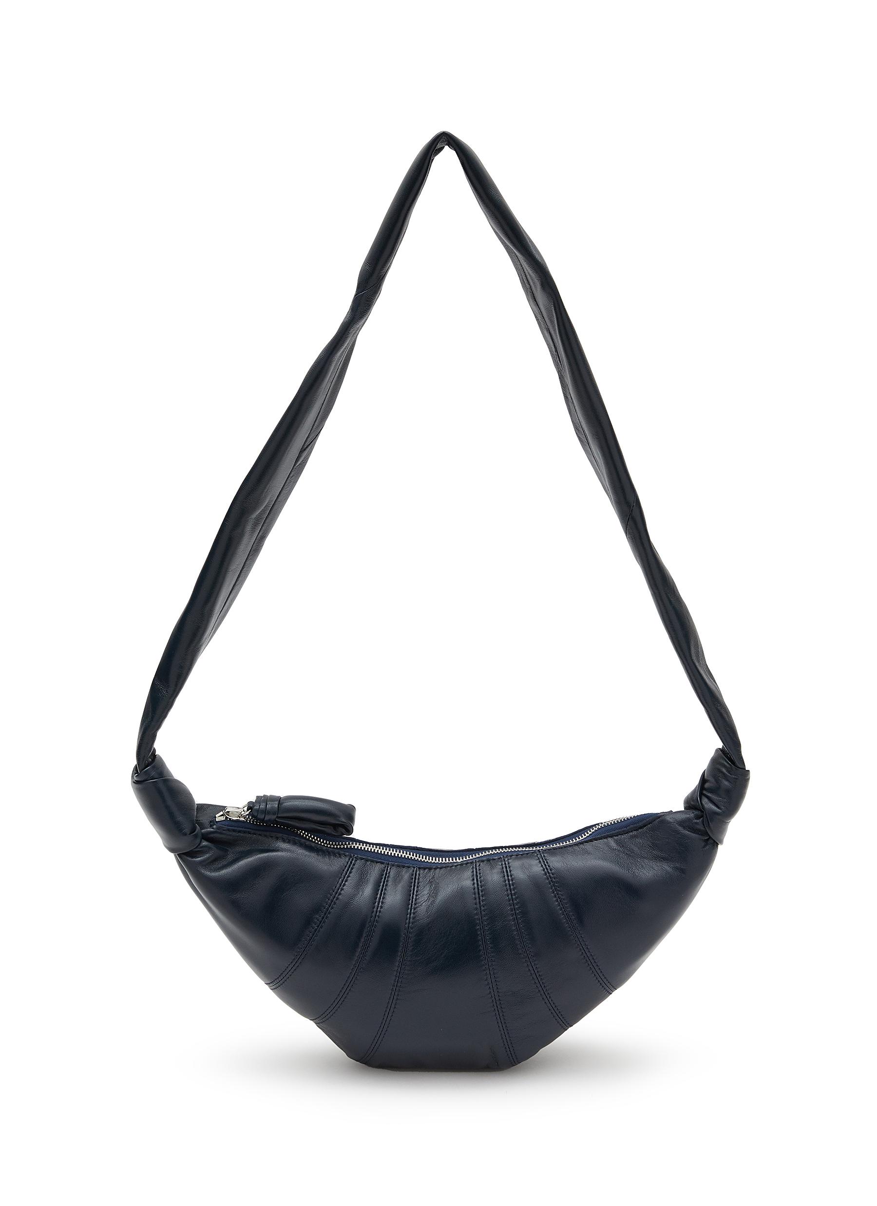 Small Croissant Nappa Leather Bag