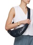 Figure View - Click To Enlarge - LEMAIRE - Small Croissant Nappa Leather Bag