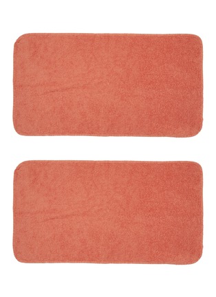 Main View - Click To Enlarge - ABYSS & HABIDECOR - Twill Guest Towel — Terracotta