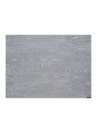 Main View - Click To Enlarge - CHILEWICH - Woodgrain Rectangle Placemat — Slate