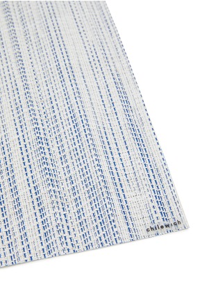 Detail View - Click To Enlarge - CHILEWICH - Wave Rectangle Placemat — Blue