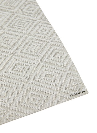 Detail View - Click To Enlarge - CHILEWICH - Mosaic Rectangle Placemat — Grey