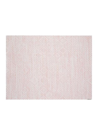 Main View - Click To Enlarge - CHILEWICH - Mosaic Rectangle Placemat — Pink
