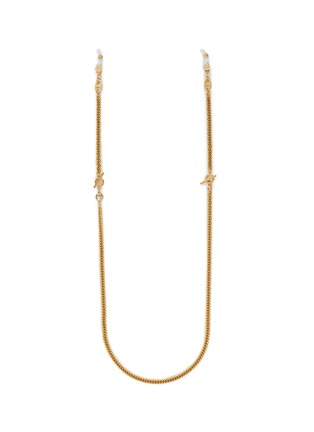 Main View - Click To Enlarge - FOR ART'S SAKE - Lisbon 18K Gold Plated Eyewear Chain