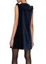 Back View - Click To Enlarge - MING MA - Beaded Mini Dress