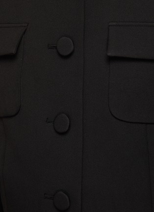  - MING MA - Stand Collar Crop Jacket