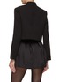Back View - Click To Enlarge - MING MA - Stand Collar Crop Jacket