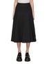 Main View - Click To Enlarge - MING MA - Box Pleated Embroidered Midi Skirt
