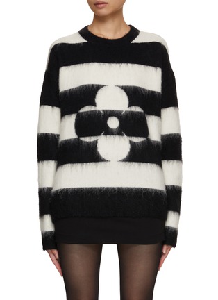 Main View - Click To Enlarge - MING MA - Striped Sweater