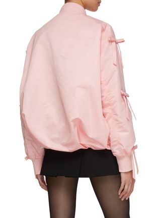 Back View - Click To Enlarge - MING MA - Ribbon Bomber Jacket