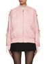 Main View - Click To Enlarge - MING MA - Ribbon Bomber Jacket