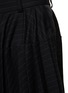  - SACAI - Pinstripe Pleated Mini Skirt With Integrated Shorts