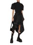 Figure View - Click To Enlarge - SACAI - Puff Sleeve Suiting Knit Top