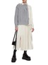 Figure View - Click To Enlarge - SACAI - Multi Panel Wool Blend Cardigan