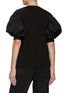 Back View - Click To Enlarge - SACAI - Zippered Puff Sleeve T-Shirt