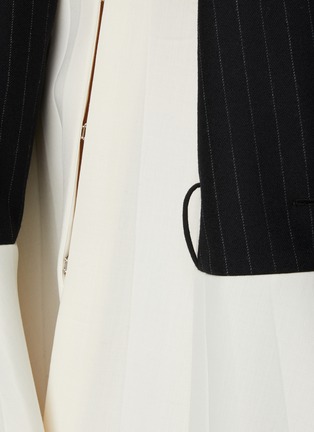  - SACAI - Pleated Dress Insert Tailored Jacket