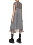 Back View - Click To Enlarge - SACAI - Capsleeve Bifabric Knit Dress