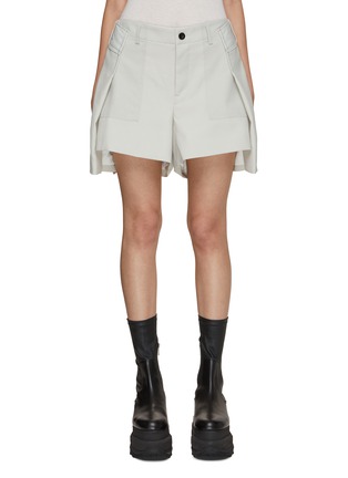 Main View - Click To Enlarge - SACAI - Side Panel Detail Shorts