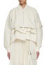 Main View - Click To Enlarge - SACAI - Tiered Cropped Bomber Jacket