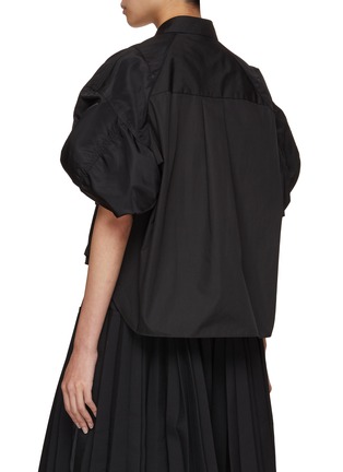 Back View - Click To Enlarge - SACAI - Puff Sleeve Shirt