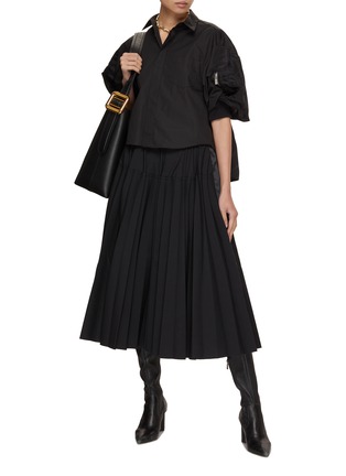 Figure View - Click To Enlarge - SACAI - Puff Sleeve Shirt