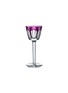 Main View - Click To Enlarge - BACCARAT - Harcourt Wine Glass — Purple