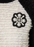  - BALMAIN - Furry Tweed Badge Detail Pullover