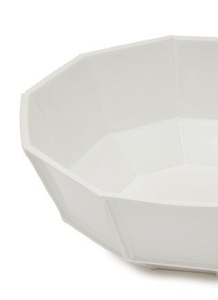 Detail View - Click To Enlarge - PIET HEIN EEK - Facet Low Cermaic Bowl — White