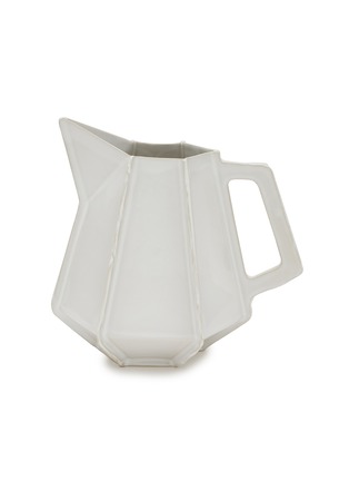 Main View - Click To Enlarge - PIET HEIN EEK - Facet Small Cermaic Jug — White