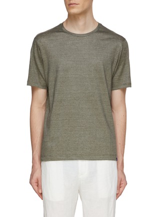 Main View - Click To Enlarge - PAUL & SHARK - Cotton Silk Blend T-Shirt