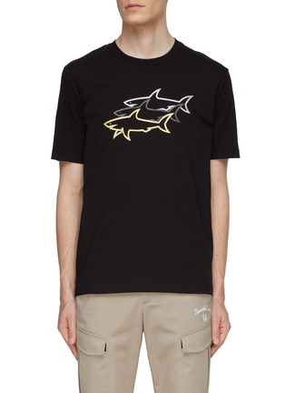 Main View - Click To Enlarge - PAUL & SHARK - Printed Cotton T-Shirt