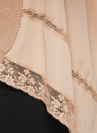  - N°21 - Sheer Back Cut Out Wool Sweater