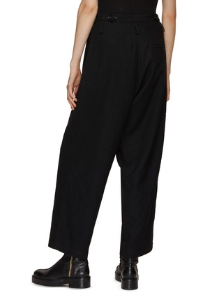 Back View - Click To Enlarge - Y'S - Pleat Front Tapered Pants