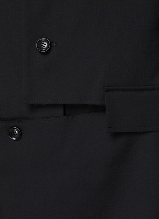  - Y'S - Slashed Front Notch Lapel Single Breasted Blazer