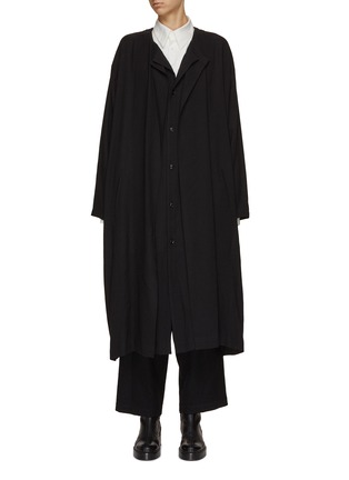 Main View - Click To Enlarge - Y'S - Collarless Coat