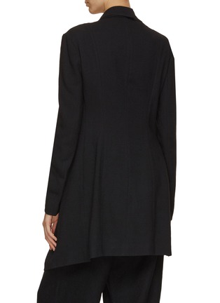 Back View - Click To Enlarge - Y'S - Double Front Notch Lapel Blazer