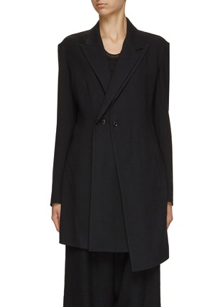 Main View - Click To Enlarge - Y'S - Double Front Notch Lapel Blazer