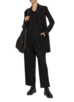 Figure View - Click To Enlarge - Y'S - Double Front Notch Lapel Blazer