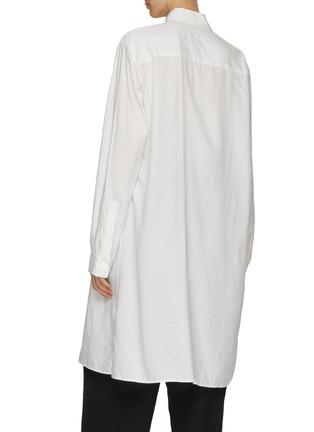 Back View - Click To Enlarge - Y'S - Asymmetrical Hem Long Shirt