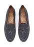 Detail View - Click To Enlarge - STUBBS & WOOTTON - Tassel Embroidered Felt Loafers