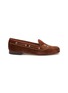 Main View - Click To Enlarge - STUBBS & WOOTTON - Jetty Embroidered Velvet Boat Loafers