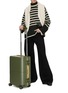 Detail View - Click To Enlarge - JULY - Carry On Trunk — Matte Brown